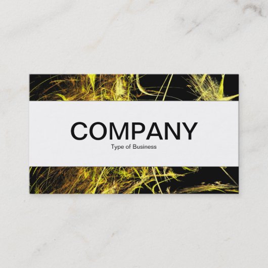 センターバンド – フラクタルフレーム02 名刺 (正面)