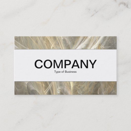 センターバンド – フラクタルフレーム 名刺 (正面)