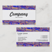 センターバンド – フラクタル抽象芸術061012a 名刺 (正面/裏面)