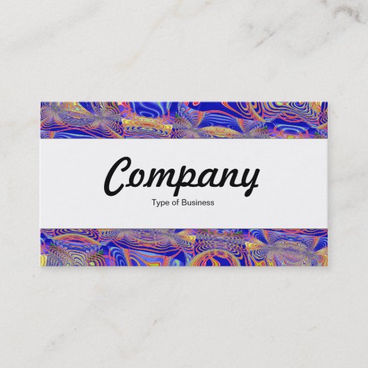 センターバンド – フラクタル抽象芸術061012a 名刺 (正面)