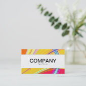 センターバンド – フラクタル抽象芸術061012e 名刺 (スタンド正面)