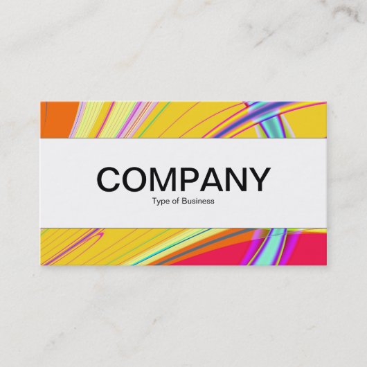 センターバンド – フラクタル抽象芸術061012e 名刺 (正面)