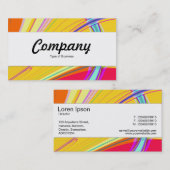 センターバンド – フラクタル抽象芸術061012e 名刺 (正面/裏面)