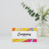 センターバンド – フラクタル抽象芸術061012e 名刺 (スタンド正面)