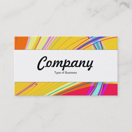 センターバンド – フラクタル抽象芸術061012e 名刺 (正面)