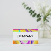 センターバンド – フラクタル抽象芸術061012f 名刺 (スタンド正面)