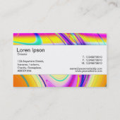 センターバンド – フラクタル抽象芸術061012f 名刺 (裏面)