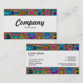 センターバンド – フラクタル抽象芸術191111a 名刺 (正面/裏面)