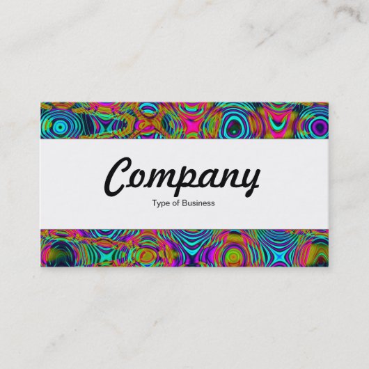 センターバンド – フラクタル抽象芸術191111a 名刺 (正面)