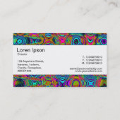 センターバンド – フラクタル抽象芸術191111a 名刺 (裏面)