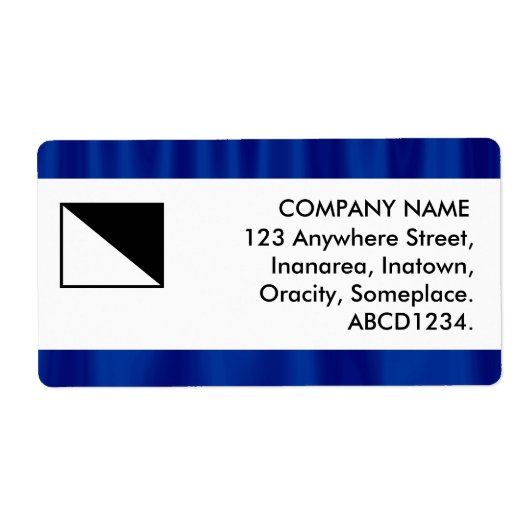 センターバンド – ミッドナイトカーテン ラベル (正面)