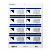 センターバンド – ミッドナイトカーテン ラベル (フルシート)