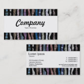 センターバンド – ミネラストライプル 名刺 (正面/裏面)