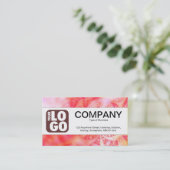 センターバンド（ロゴ） – 時間の渦抽象芸術 名刺 (スタンド正面)