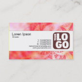 センターバンド（ロゴ） – 時間の渦抽象芸術 名刺 (裏面)