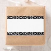 センターバンド – 幾何学模様の花 ラベル (インサイチュ)