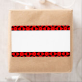 センターバンド – 幾何学模様の花II ラベル (インサイチュ)