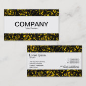 センターバンド – 抽象芸術ライン – 琥珀 名刺 (正面/裏面)