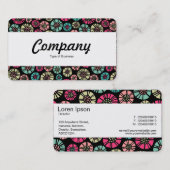 センターバンド – 抽象芸術花031023 名刺 (正面/裏面)