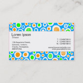 センターバンド – 抽象芸術030413 名刺 (裏面)