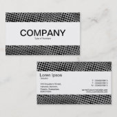 センターバンド – 極端なハーフトーン 名刺 (正面/裏面)