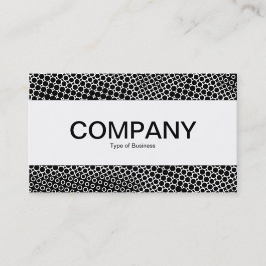 センターバンド – 極端なハーフトーン 名刺 (正面)