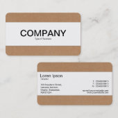 センターバンド – 段ボール 名刺 (正面/裏面)