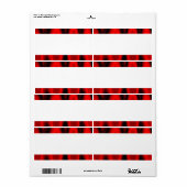 センターバンド – 炎のホール ラベル (フルシート)