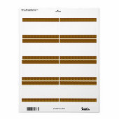 センターバンド – 真鍮（波） ラベル (フルシート)