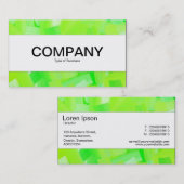 センターバンド – 絵を描緑 名刺 (正面/裏面)