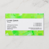 センターバンド – 絵を描緑 名刺 (裏面)