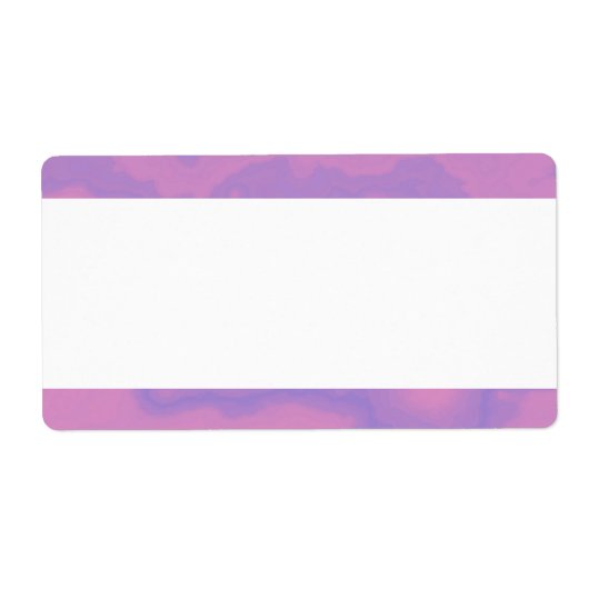 センターバンド – 薄紫大理石 ラベル (正面)