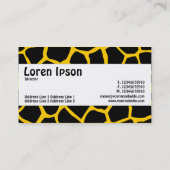 センターバンド – GoGiraffe - Amber FFCC00 名刺 (裏面)