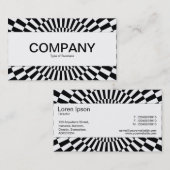 センターバンド – Op Art 01 名刺 (正面/裏面)