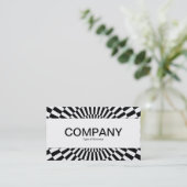 センターバンド – Op Art 01 名刺 (スタンド正面)