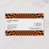 センターバンド – Op Art 05 名刺 (裏面)