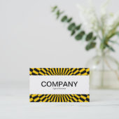 センターバンド – Op Art 09 名刺 (スタンド正面)