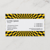 センターバンド – Op Art 09 名刺 (裏面)