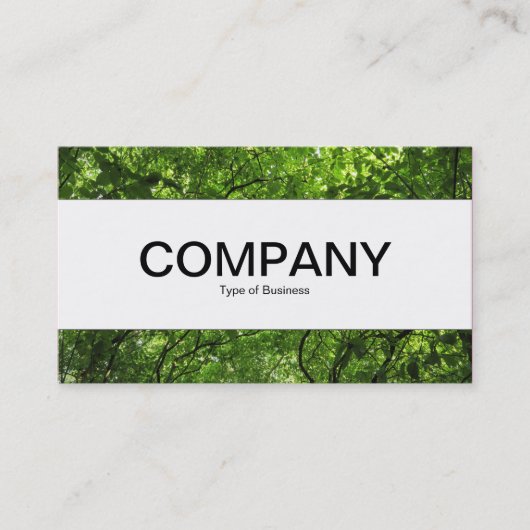センターバンド – Woodland Canopy 名刺 (正面)