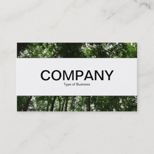 センターバンド – Woodland Canopy 01 名刺 (正面)