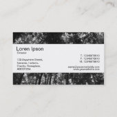 センターバンド – Woodland Canopy 01 BW 名刺 (裏面)