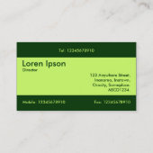 センターバンドv2 – 月緑（濃い緑） 名刺 (裏面)