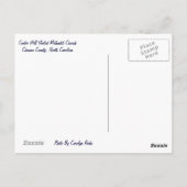 センターヒル統一されたメソジスト教会ポストカード ポストカード (裏面)