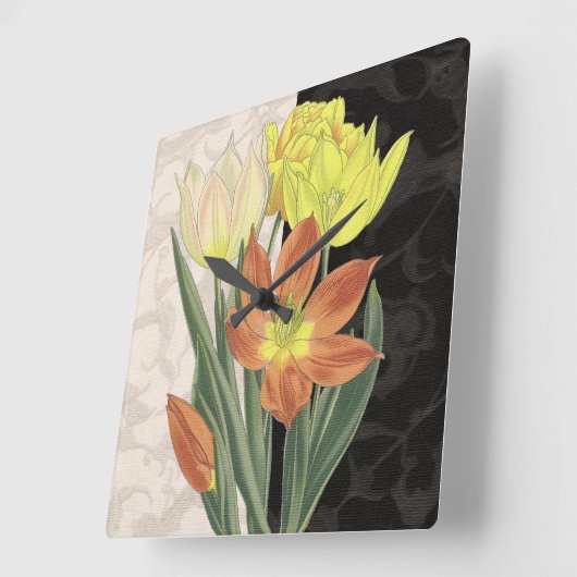 センターピースII スクエア壁時計 (傾斜)