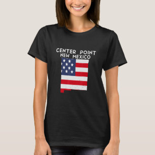 センターポイントUSA州アメリカトラベルニューメキシコ Tシャツ