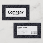 センターラベル – ウールカーペット 名刺 (正面/裏面)