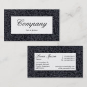 センターラベル – ウールカーペット 名刺 (正面/裏面)