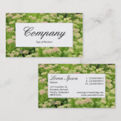 センターラベル – セダム（秋の喜び） 名刺 (正面/裏面)