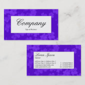 センターラベル – フラワーテックス – バイオレットブルー(6600FF) 名刺 (正面/裏面)