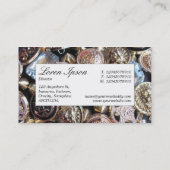 センターラベル – フリーマーケッきらきら光るト 名刺 (裏面)